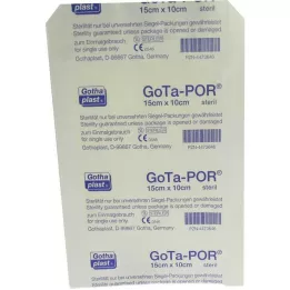 GOTA-POR Sårplåster steril 100x150 mm, 1 st