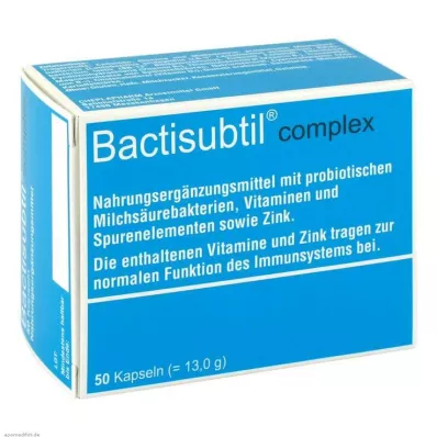 BACTISUBTIL Komplexa kapslar, 50 st BACTISUBTIL Komplexa kapslar, 50 st