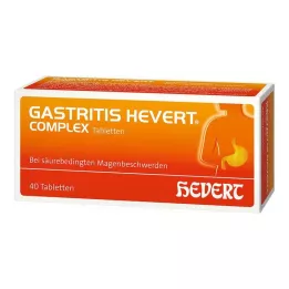 GASTRITIS HEVERT komplexa tabletter, 40 st