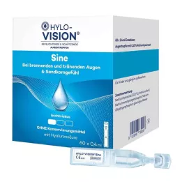 HYLO-VISION Sinuspipetter med en enda näsa, 60x0,4 ml