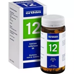BIOCHEMIE Orthim 12 Calcium sulfuricum D 6 tabletter, 400 st