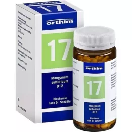 BIOCHEMIE Orthim 17 Manganum sulfuricum D 12 tabletter, 400 st