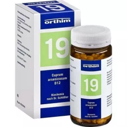 BIOCHEMIE Orthim 19 Cuprum arsenicosum D 12 tabletter, 400 st