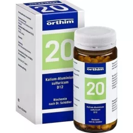 BIOCHEMIE Orthim 20 kaliumaluminium.sulfur.d 12 tabell., 400 st