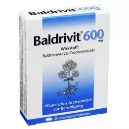 BALDRIVIT 600 mg dragerade tabletter, 20 st