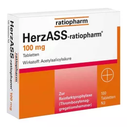 HERZASS-ratiopharm 100 mg tabletter, 100 st