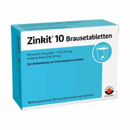 ZINKIT 10 brustabletter, 20 st