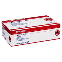LEUKOPLAST 1,25 cmx9,2 m, 24 stycken