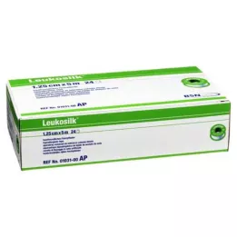 LEUKOSILK 1,25 cmx5 m, 24 stycken