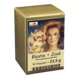 BIOTIN PLUS Zinkhårkapslar, 50 st