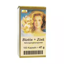 BIOTIN PLUS Zinkhårkapslar, 100 st