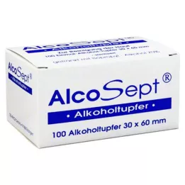 ALKOHOLTUPFER Alcosept, 100 st