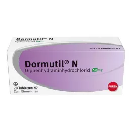DORMUTIL N Tabletter, 20 st
