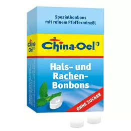 CHINA ÖL Hals- och hostdroppar utan socker, 40 g