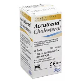 ACCUTREND Kolesterolteststickor, 25 st