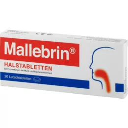 Mallebrin halv tabletter, 20 st