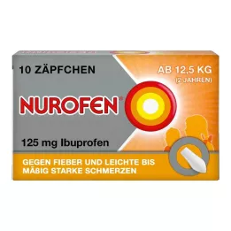 NUROFEN Junior 125 mg stolpiller, 10 st