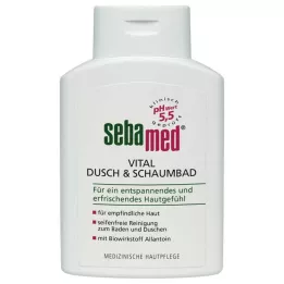 Sebamed Vital dusch + bubbelbad, 200 ml