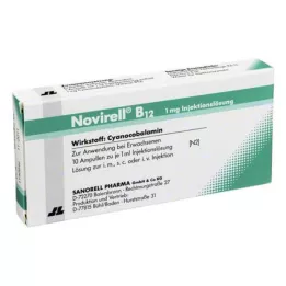 NOVIRELL B12 1 mg injektionslösning, 10x1 ml