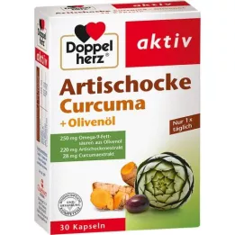 DOPPELHERZ Artichoke+Olive Oil+Curcuma Capsules, 30 st