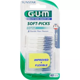 GUM Mjuka plockar X-Large, 40 st