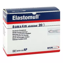 ELASTOMULL 8 cmx4 m elastiskt fästband, 20 st