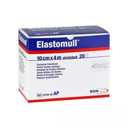 ELASTOMULL 10 cmx4 m elastiskt fästband, 20 st