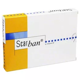 SCARBAN Lätt silikonförband 5x7,5 cm, 2 st