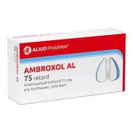 AMBROXOL AL 75 fördröjda kapslar med fördröjd frisättning, 20 st