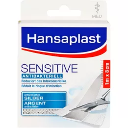 Hansaplast Med känslig gips 1mx8cm, 1 st
