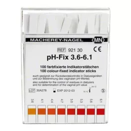 PH-FIX Indikatorremsor pH 3,6-6,1, 100 st