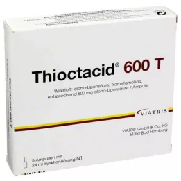 THIOCTACID 600 T injektionslösning, 5X24 ml