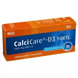 CALCICARE D3 forte brustabletter, 40 st