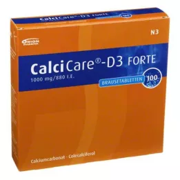 CALCICARE D3 forte brustabletter, 100 st