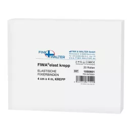 FIXIERBINDE elastiskt bredmaskigt 4 cmx4 m, 20 st