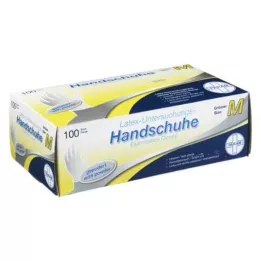 HANDSCHUHE Engångslatexpulver M, 100 st