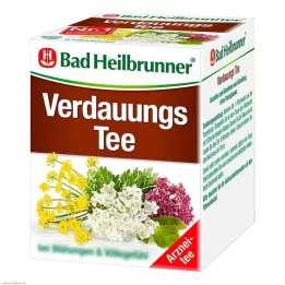BAD HEILBRUNNER Tefilterpåsar för matsmältningssystemet, 8X2,0 g