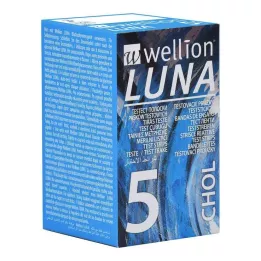 WELLION LUNA Kolesterolteststickor, 5 st
