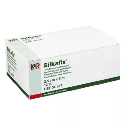 SILKAFIX Klammer 2,5 cm x 5 m kartongkärna, 12 st