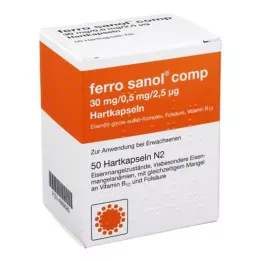 FERRO SANOL komp. Hårda kapslar med belagda pellets, 50 st