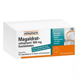 MAGALDRAT-ratiopharm 800 mg tabletter, 100 st