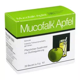 MUCOFALK Apple Gran för beredning av en suspension för oral användning, 20 st