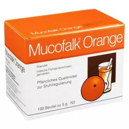 MUCOFALK Orange Gran för tillverkning av en suspension för oral användning, 100 st