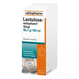 LACTULOSE-ratiopharm sirap, 200 ml