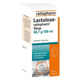 LACTULOSE-ratiopharm sirap, 1000 ml