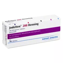 JODETTEN 200 Henning-tabletter, 100 st