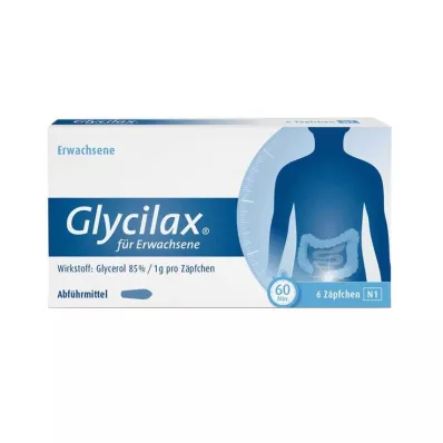 GLYCILAX Suppositorier för vuxna, 6 st GLYCILAX Suppositorier för vuxna, 6 st