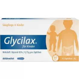 GLYCILAX Suppositories for Children, 12 st