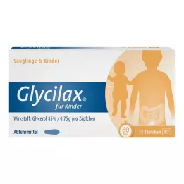 GLYCILAX Stolpiller för barn, 12 st