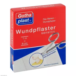 GOTHAPLAST Sårvårdskänslig 8 cmx1 m snitt, 1 st